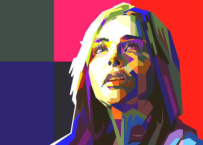 Chloe Grace Moretz Pop Art