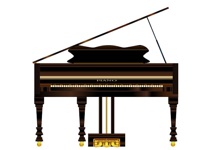 Old Grand Piano