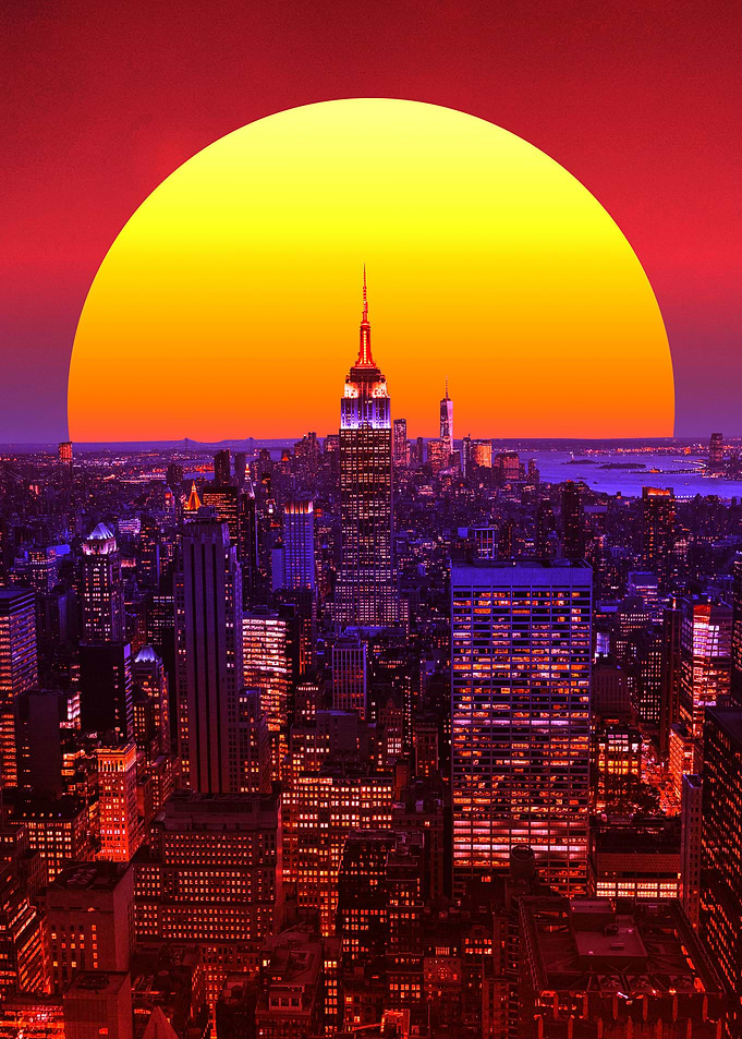 New York city vintage art