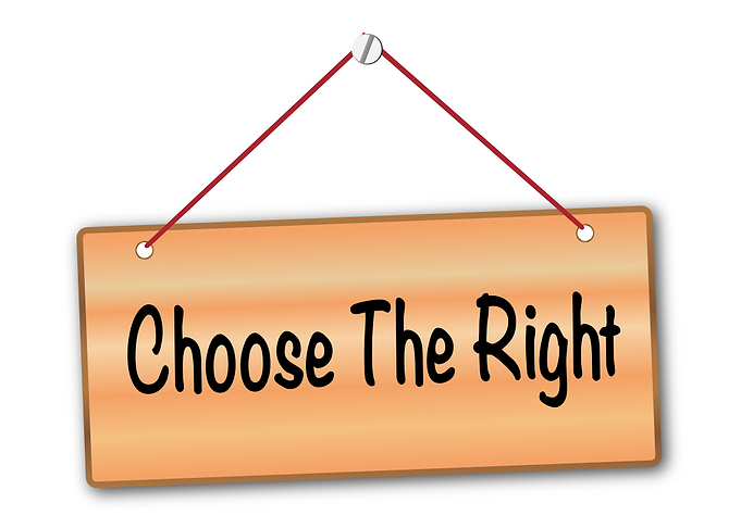 Choose The Right