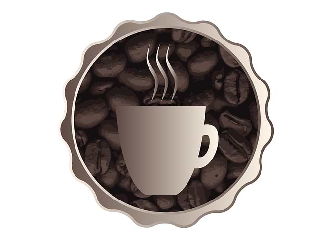 Roasted Coffee Cup Sign