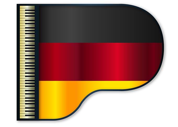 Grand Piano Germany Flag