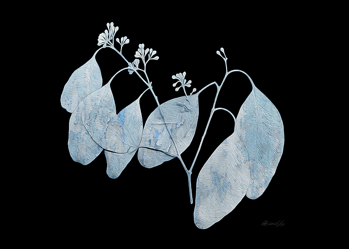Painted leaves by ALBaMass