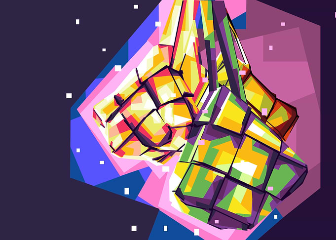 Ketupat Pop art
