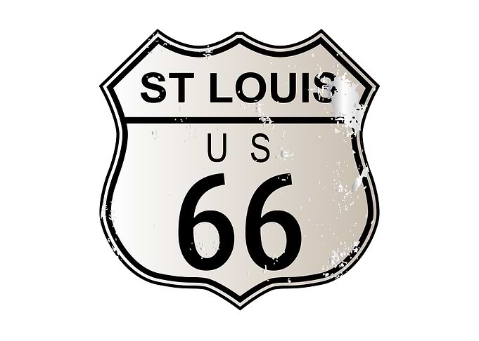St Louis Route 66 Sign