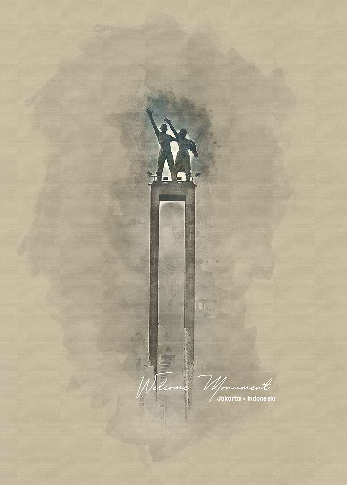 Welcome Monument Indonesia