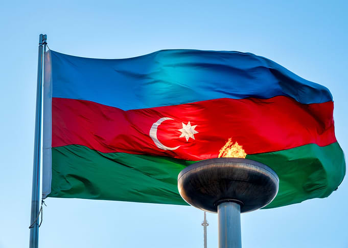 Azeri flag