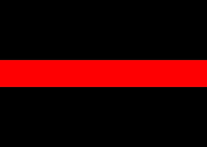 Thin Red Line Flag