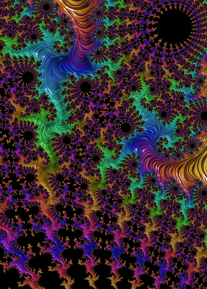 Vivid Rainbow Fractal