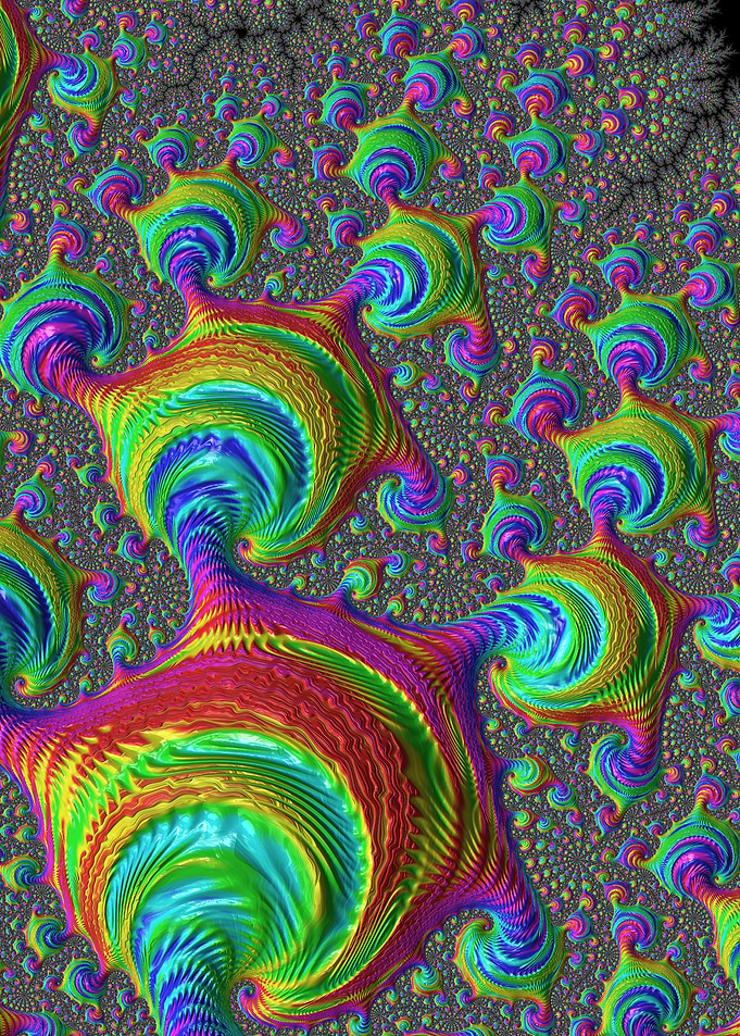 Neon Rainbow Fractal