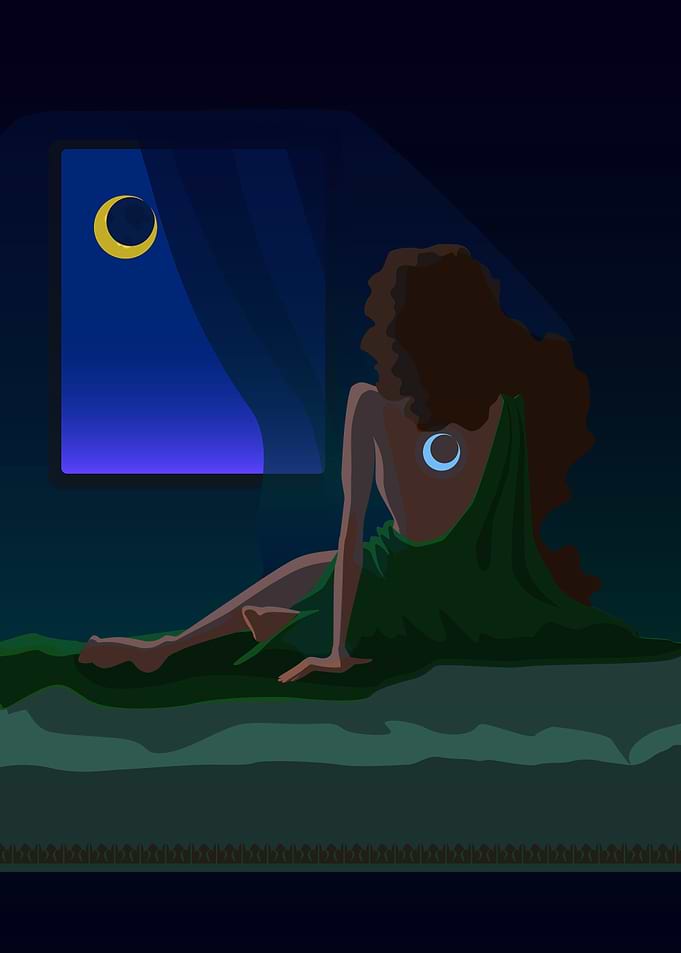Moon marked