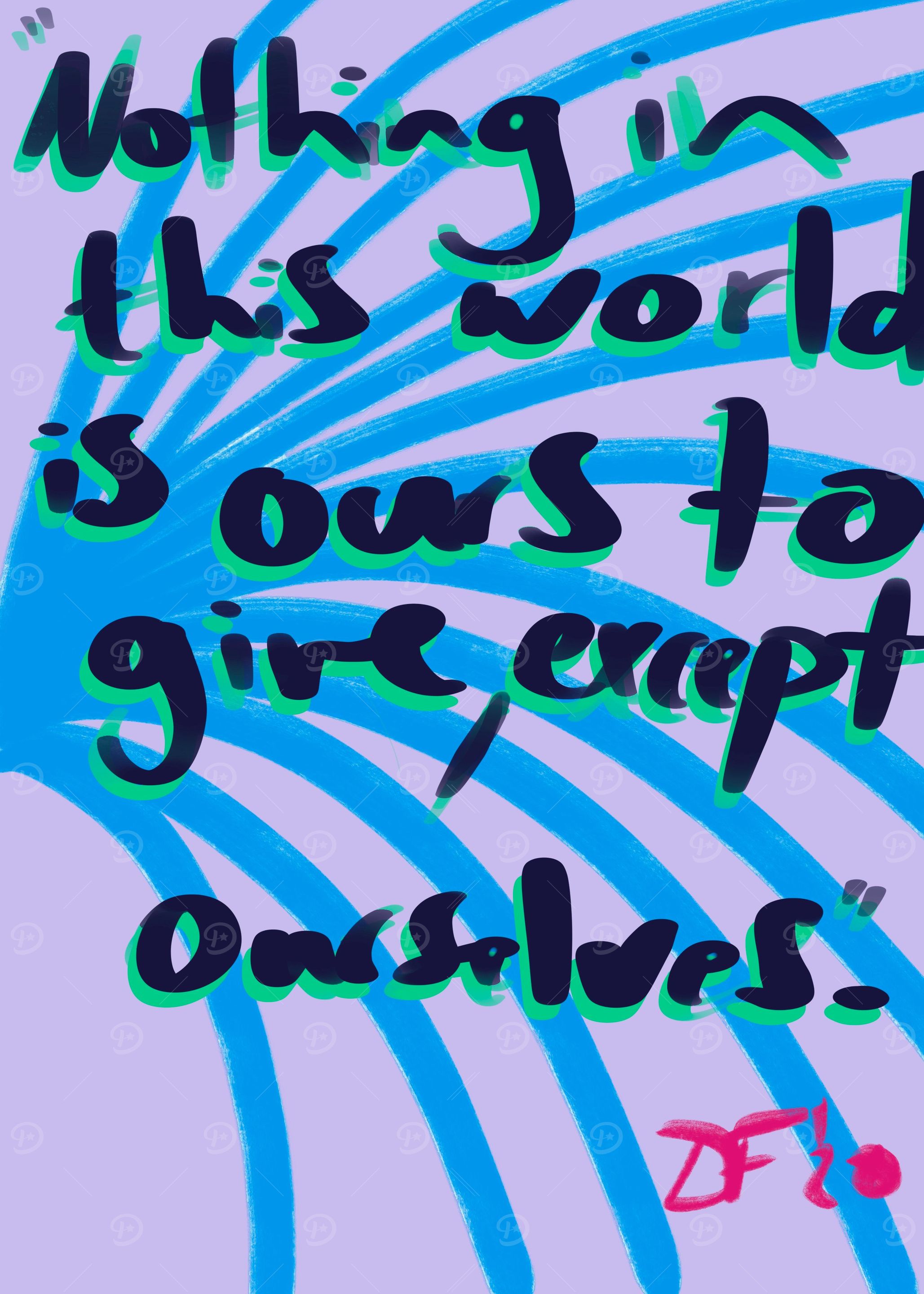 Give until theres nothing