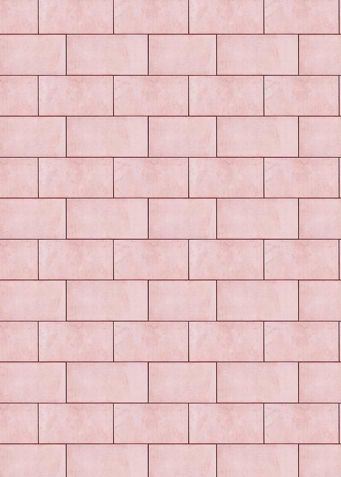 Blush Brick Imperfection