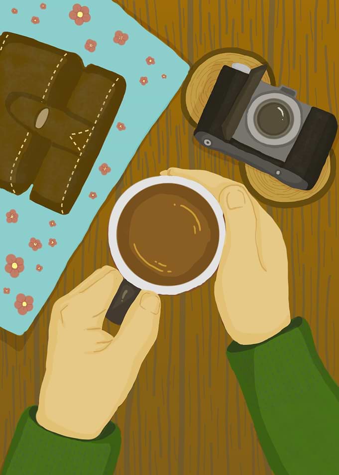 coffee and cameras