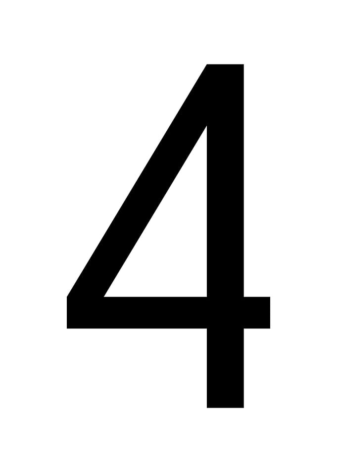Number 4