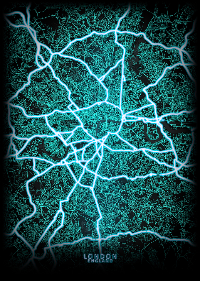 London England City Map