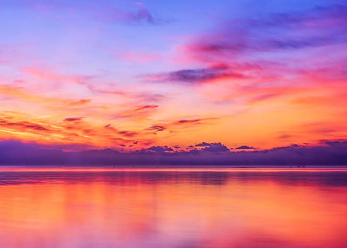 dreamy sunrise