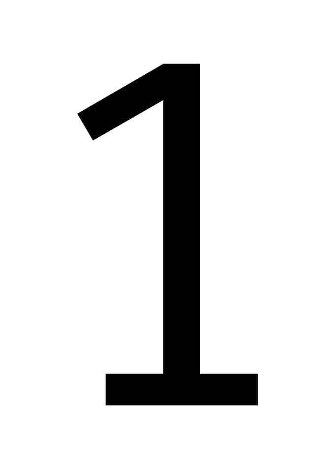 Number 1