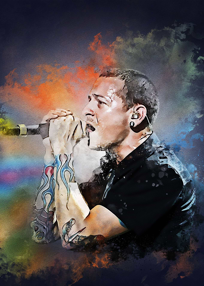 Chester Bennington Paintin
