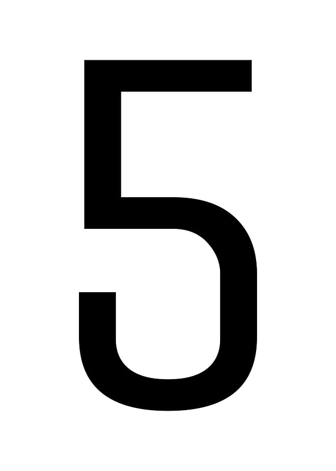 Number 5
