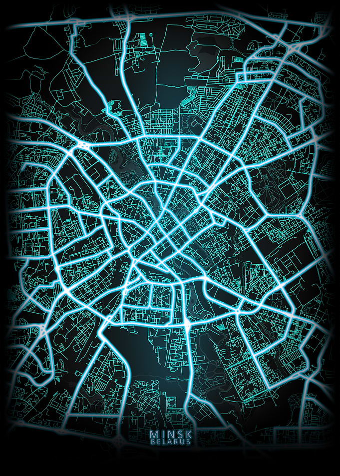 Minsk Belarus City Map