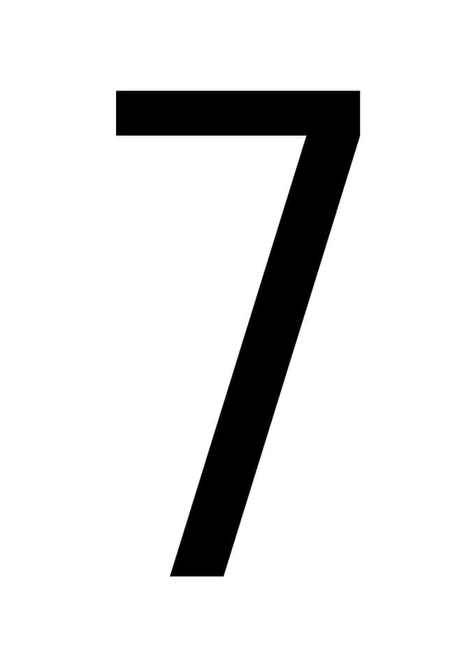 Number 7
