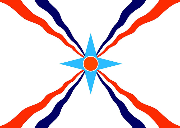 Assyrian people flag