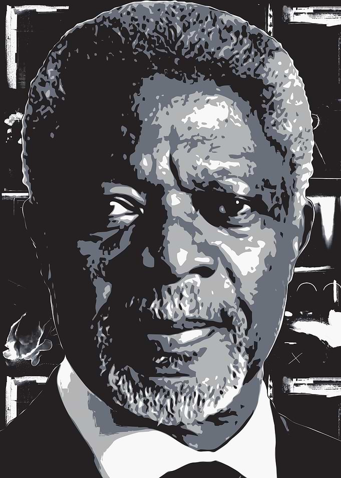 Kofi Annan Painting art