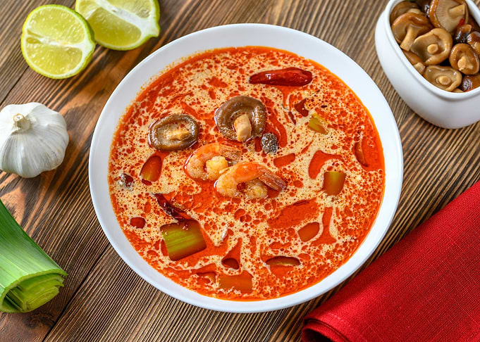 Portion of Tom Yum