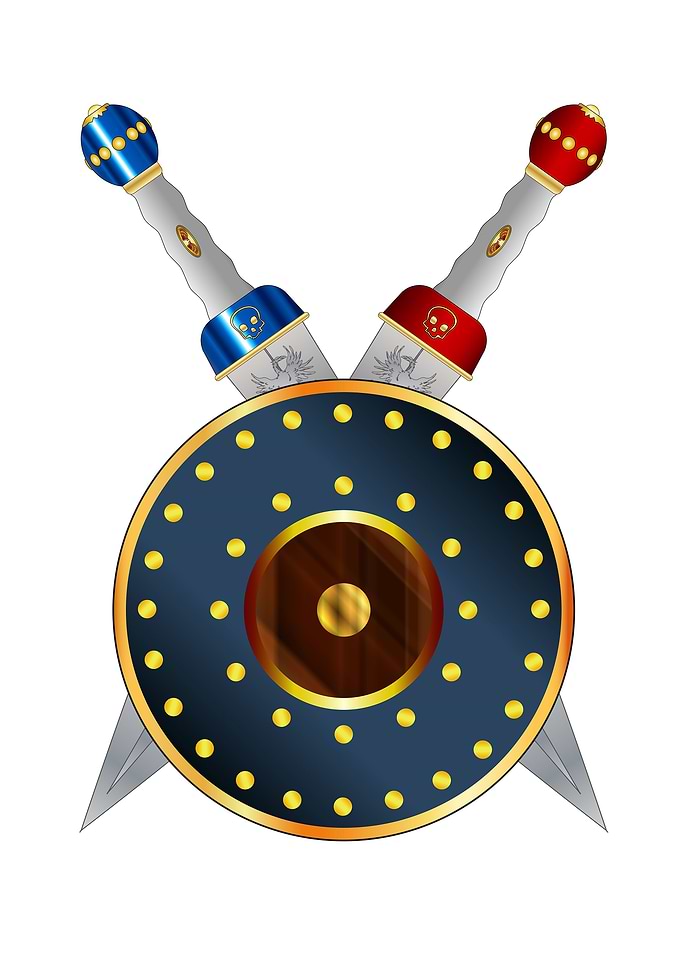 Gladiator Swords Shield