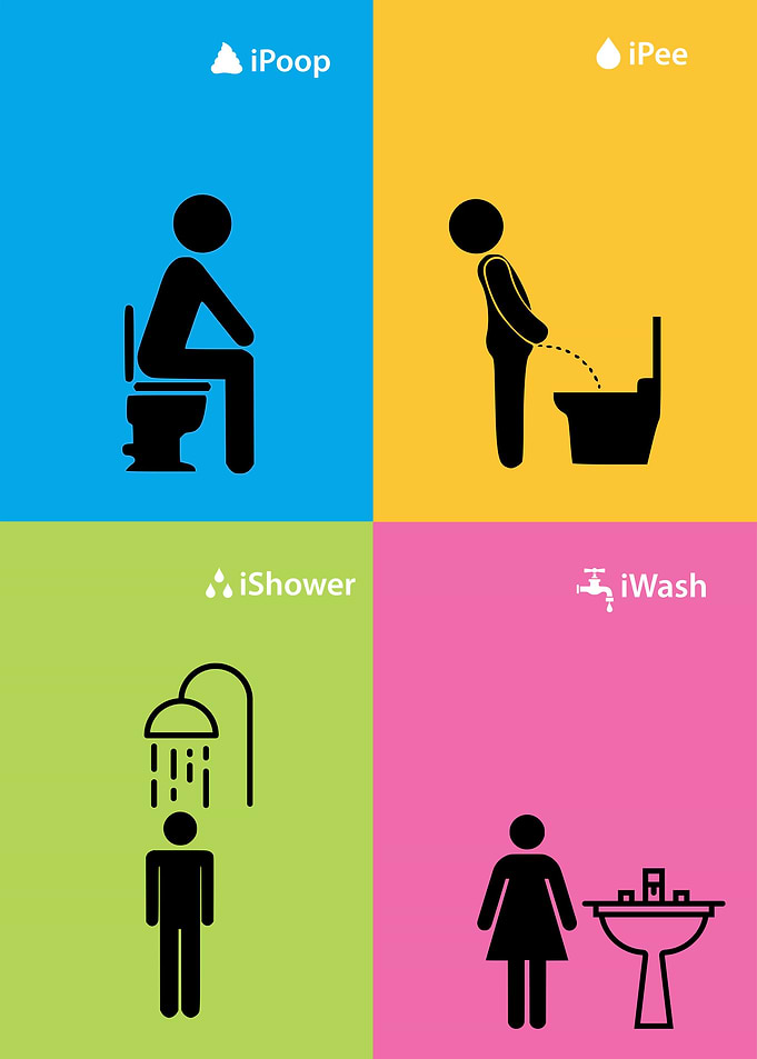 iPoop iPee iWash iShower