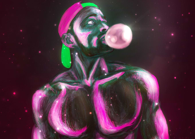 Neon Cakepop