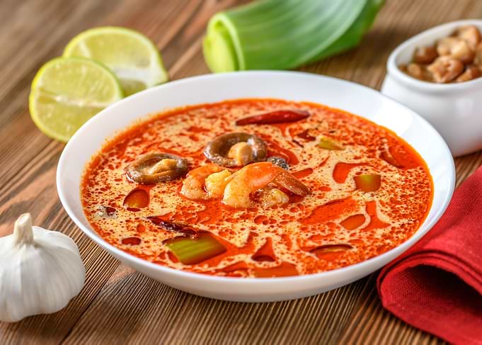Portion of Tom Yum