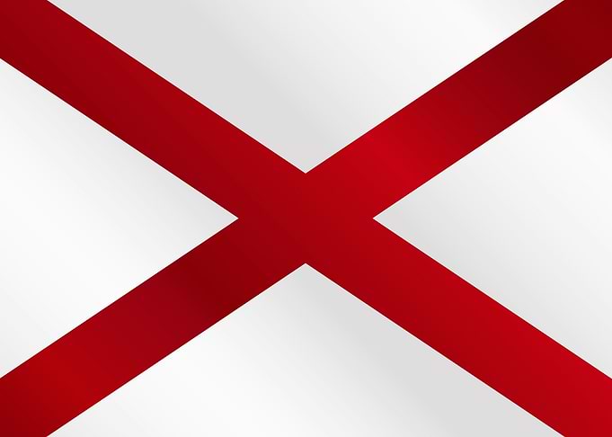 Alabama Sate Flag Gloss