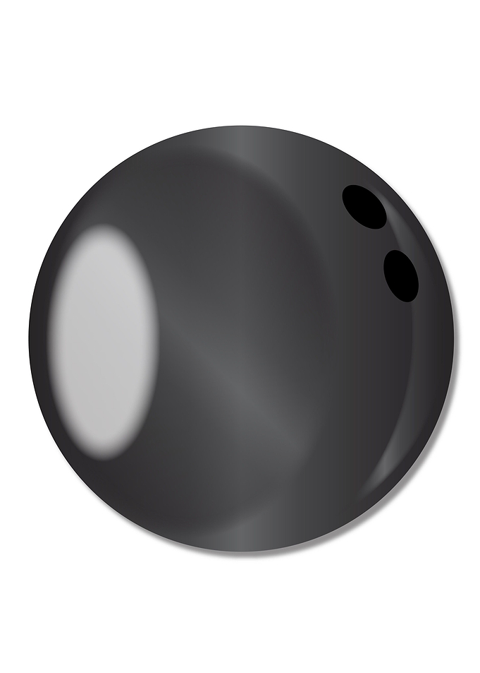 Black Bowling Ball