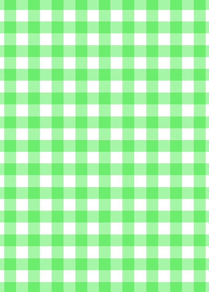 Gingham In Green