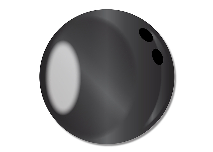 Black Bowling Ball