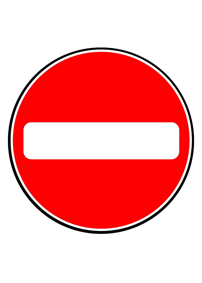 No Entry Sign