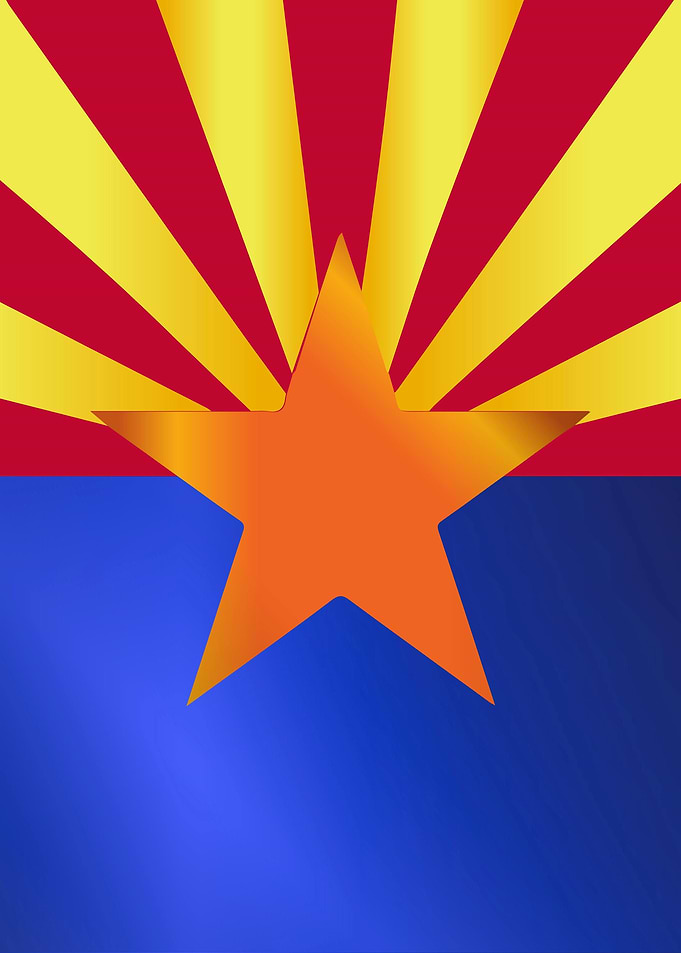 Arizona State Flag Gloss