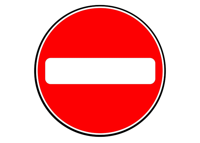 No Entry Sign