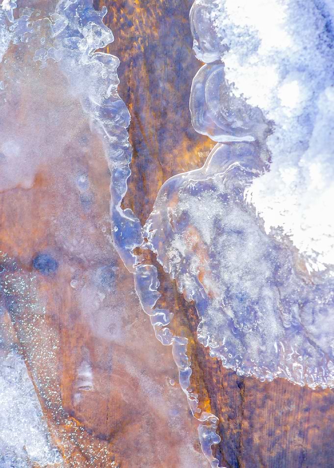 Abstract Of Pink Ice