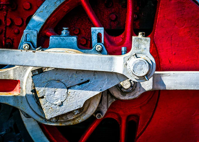 Train Wheels Rods Gear
