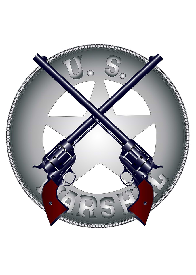US Marshal Guns and Badge