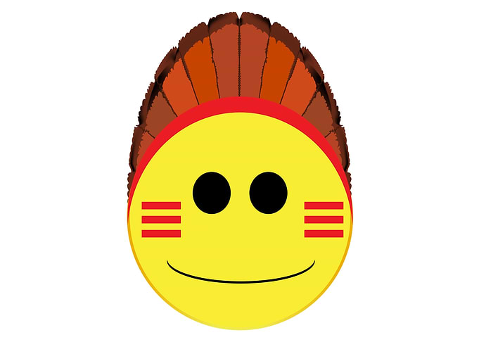 American Indian Smile Face