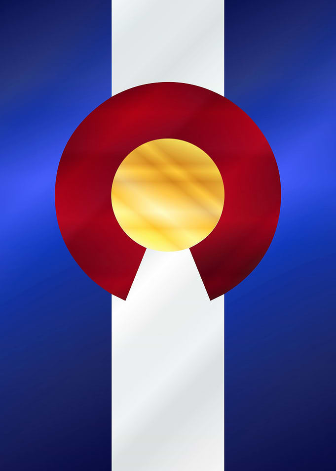Colorado State Flag Gloss
