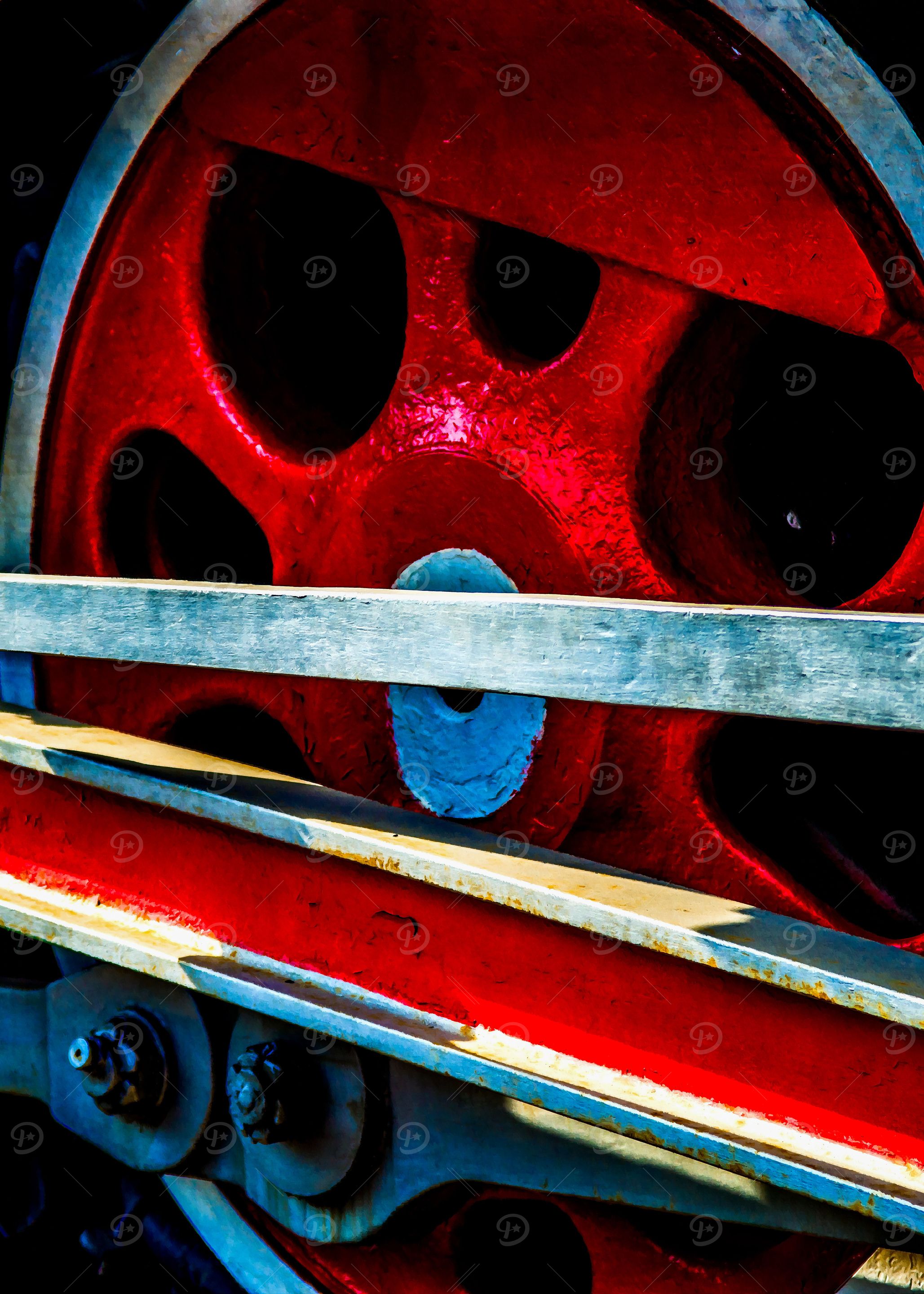 Steam Train Driving Gear