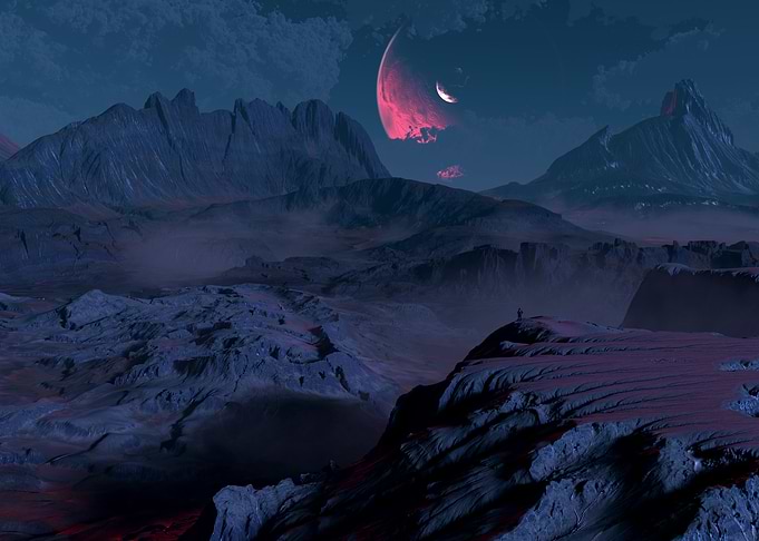 Badlands Night
