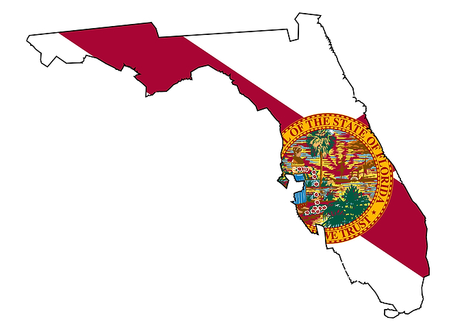 Florida State Outline Map