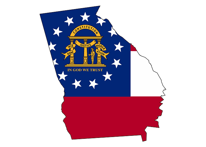 Georgia State Outline Map