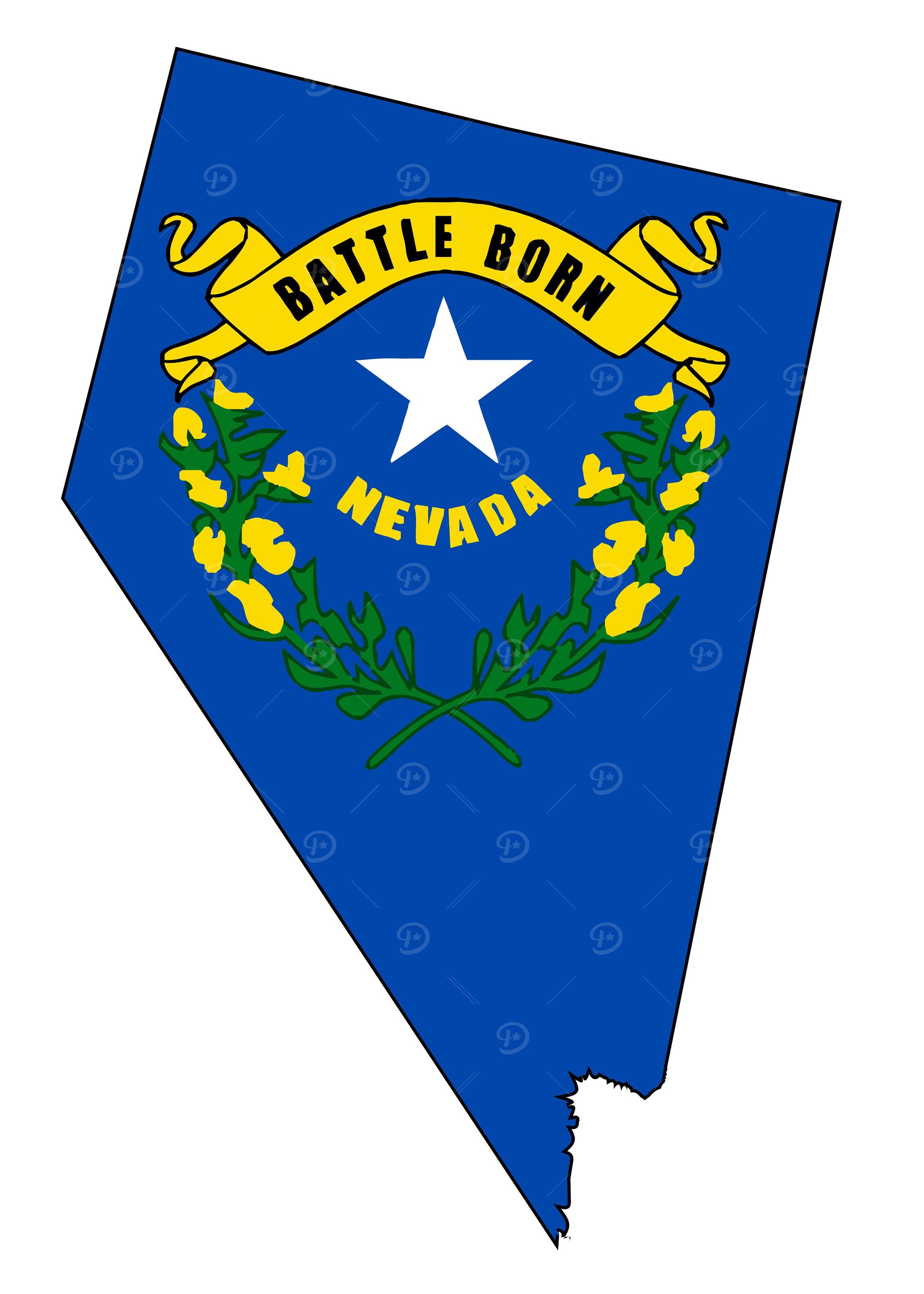 Nevada Outline Map
